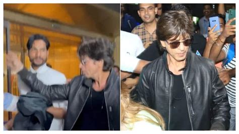 Watch: Shah Rukh Khan gets angry at a fan trying to click a selfie with ...