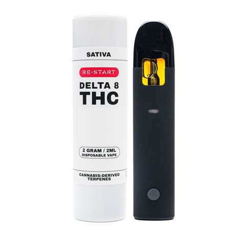 Delta 8 Vape Disposable Jack Herer 2ml Sativa Live Resin Restart