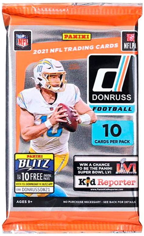 2021 Panini Donruss Football Hobby Pack