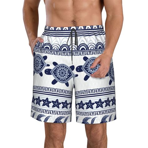 Lukts Sea Underwater Turtles Mens Swim Trunks Quick Dry Swim Shorts