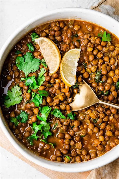 Kala Chana Masala Black Chickpea Curry Masala And Chai