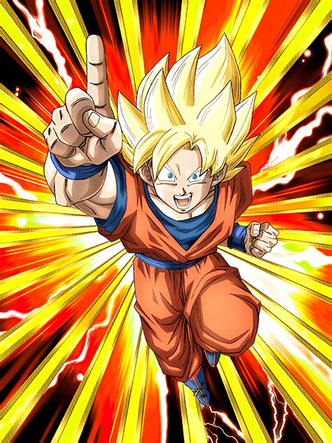 Limitless Strength Super Saiyan Goku Dragon Ball Z Dokkan Battle