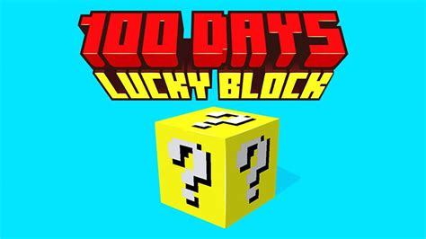 Days Lucky Block By Pickaxe Studios Minecraft Marketplace Map