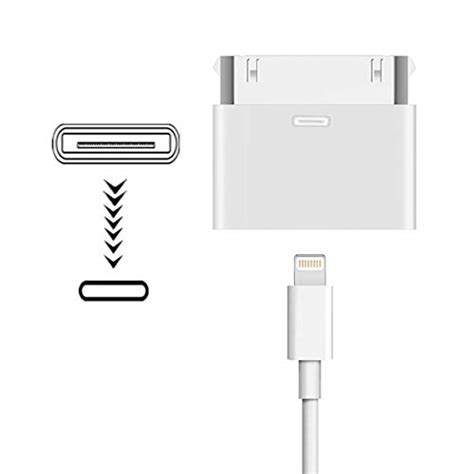 Sharllen Mfi Certified 30 Pin Male To 8 Pin Female Adapter Lightning To 30 Pin Docking Stations