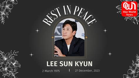 Lee Sun Kyun: Remembering a Versatile Talent