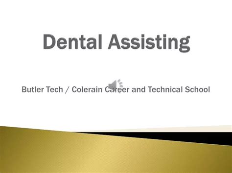 Ppt Dental Assisting Powerpoint Presentation Free Download Id1599794