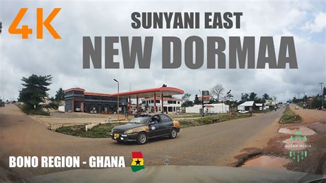 New Dormaa Drive Tour In The Sunyani East Bono Region Of Ghana 4K YouTube