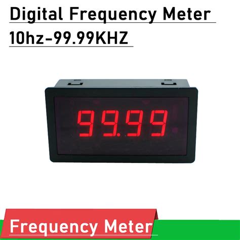 Hz Khz Digitale Frequenz Meter Led Display Tester Dc V