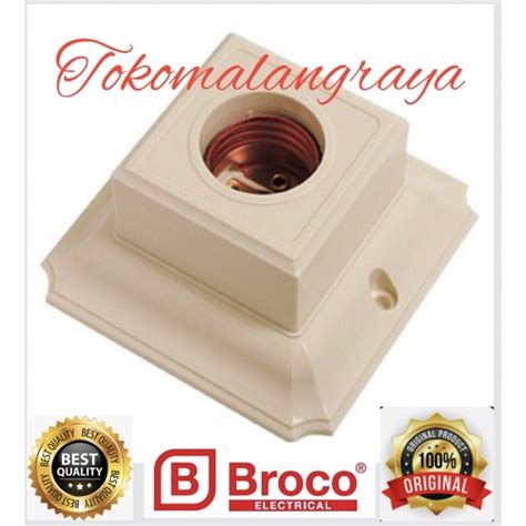 Jual Fitting Plafon Broco Fitting Lampu Plafon Broco Shopee Indonesia