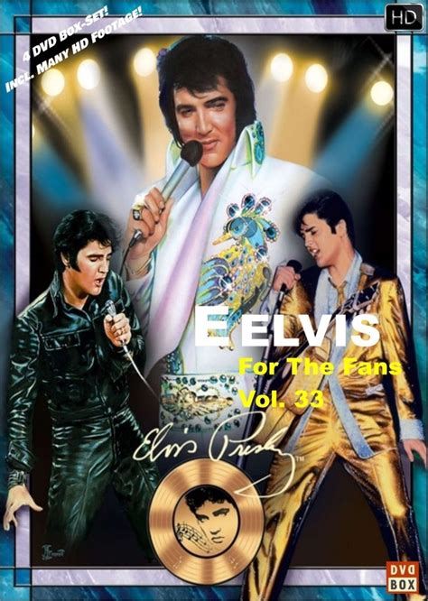 E Elvis For The Fans Vol 33 4 DVD Set 1 CD Elvis New DVD And CDs