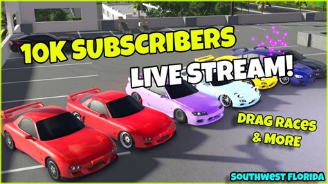 K Subscriber Live Stream Car Meets Drag Races More Southwest