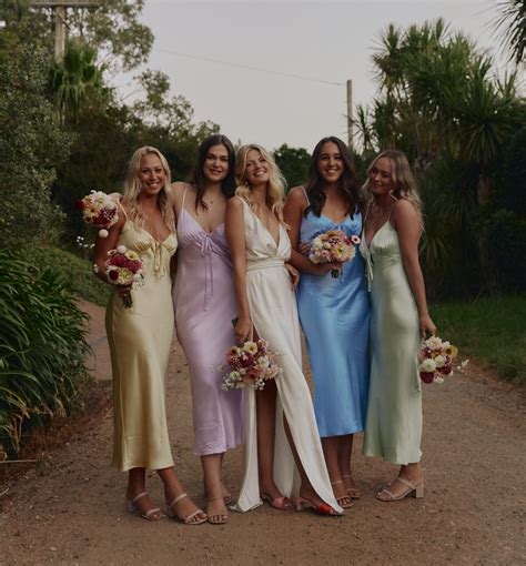 Rainbow Wedding Bridesmaid Dresses