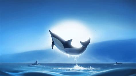 Blue Whale Art Wallpapers Wallpaper Cave