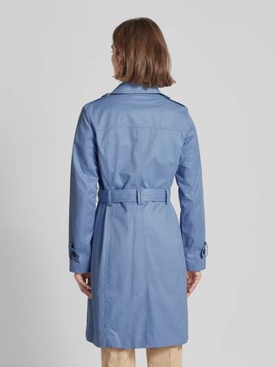 S Oliver Red Label Trenchcoat Mit Bindeg Rtel Hellblau Online Kaufen