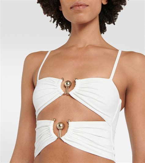 Christopher Esber Orbit Cutout Bikini Top Christopher Esber