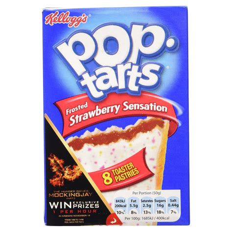 Kelloggs Pop Tarts Frosted Strawberry Sensation 8 X 50g Buy Online In Ksa Pop Tarts Products