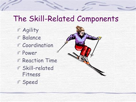 skill related fitness components  sports success powerpoint