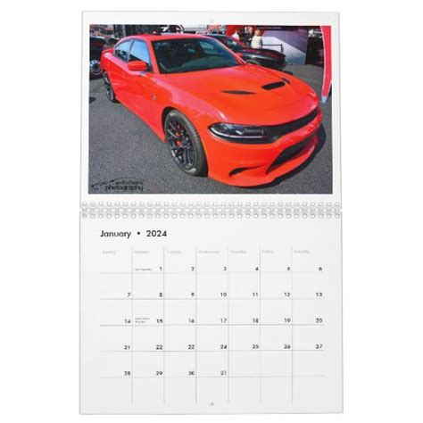 2016 Hellcat Calendar Zazzle