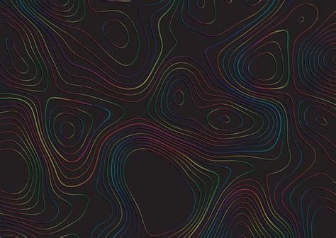 Premium Vector Abstract Background With A Rainbow Coloured Topography