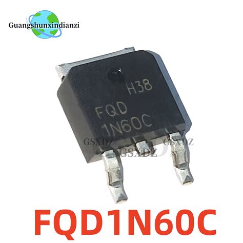 10pcs FQD1N60C FQD2N60C FQD30N06C FQD4N60C FQD5N60C FQD6N60C FQD7N60C