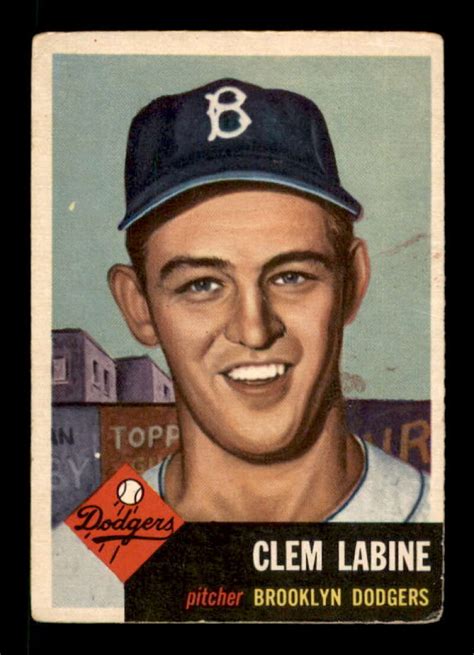 Topps Clem Labine G Dodgers Dp Ebay