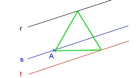 Dibujar Un Tri Ngulo Equil Tero Con Sus V Rtices Apoyados En Las