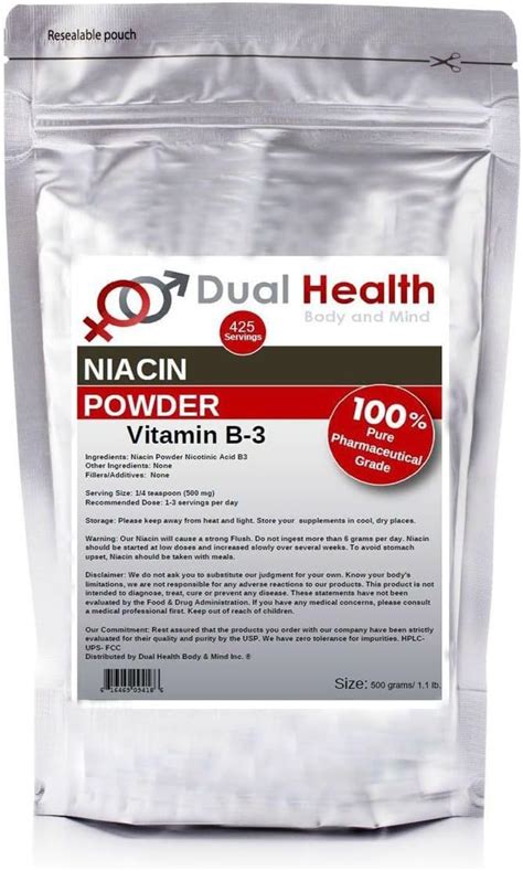 Niacin Powder 500g 11 Lb Vitamin B3 Supplement