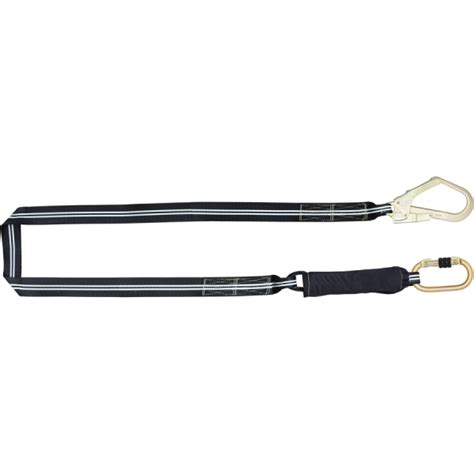 Shock Absorbing / Energy Absorbing Lanyard Fall Arrest HEAT RESISTANT – Health and Safety