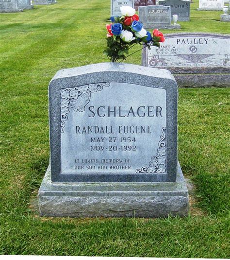 Randall Eugene Schlager 1954 1992 Find A Grave Memorial