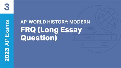 Frq Leq Practice Sessions Ap World History Youtube