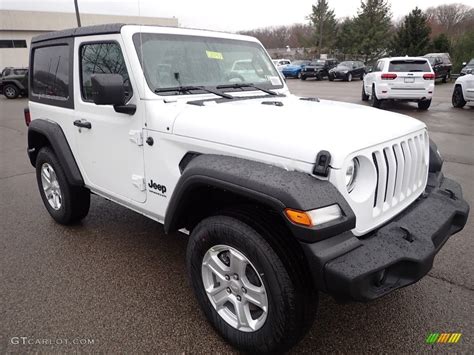 Bright White 2022 Jeep Wrangler Sport 4x4 Exterior Photo #144116446 ...