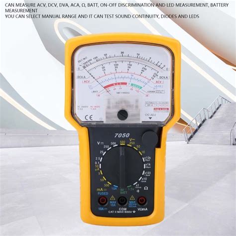 KT7050 Multifunction High Sensitivity High Precision Ohm Test Meter