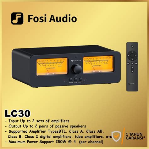 Jual Fosi Audio LC30 LC 30 Speaker Switcher 2 In 2 Out Dual Analog