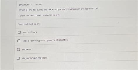 Solved Question Pointwhich Of The Following Are Not Chegg