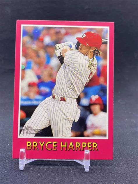 2024 TOPPS HERITAGE 1975 Baseball Sensations 75BS 18 Bryce Harper