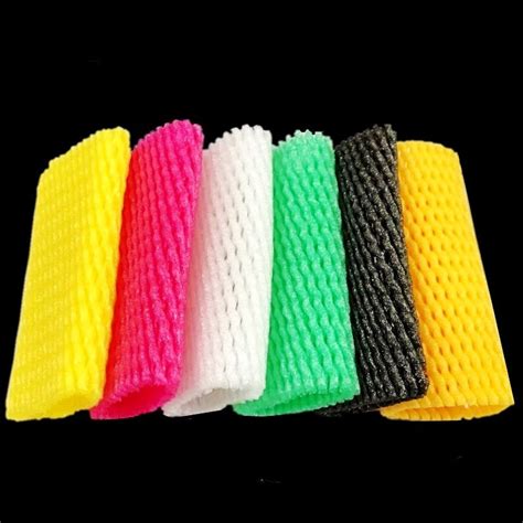 Disposable EPE PE Fruit Foam Packaging Mesh Sleeve Net China Fruit