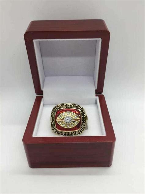 NFL 1969 Kansas City Chiefs Super Bowl Ring Len Dawson Ring - Cheap ...