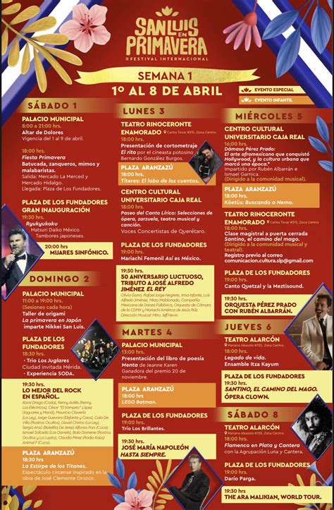 Festival San Luis en Primavera 2023 tendrá conciertos de Los Ángeles