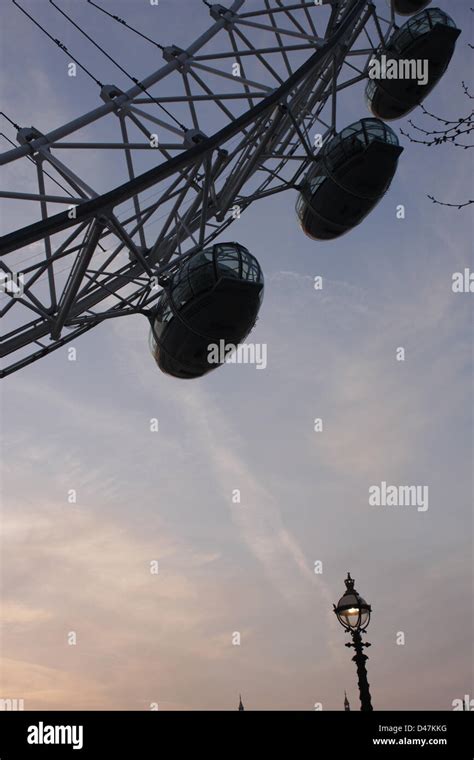 London Eye Sunset Stock Photo - Alamy