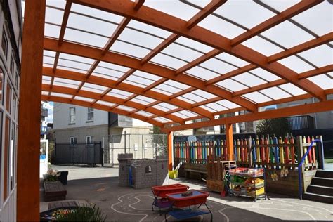 Montpelier Primary School Plymouth 2nd Wall Mounted Canopy Able