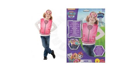 Rubies Kostým Paw Patrol Partytime Costume Skye 3 6let