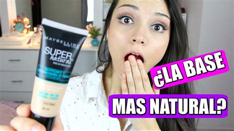 Super Natural De Maybelline La Base De Maquillaje Mas Natural Youtube