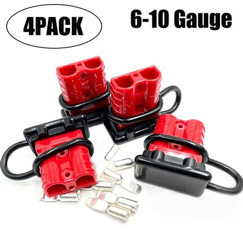 A Gauge Battery Quick Connector Disconnect Wire Harness Plug Atv