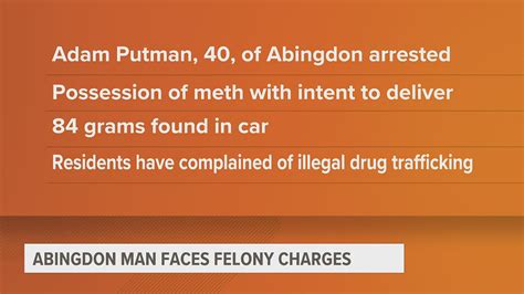 Abingdon Man Arrested During Traffic Stop On Drug Charges