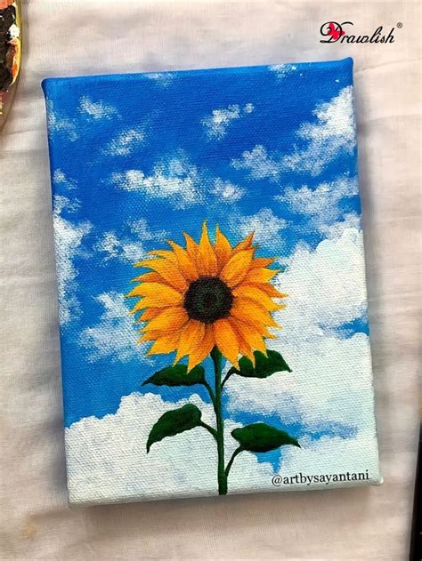 Vibrant Sunflower Painting | Artwork Inspiration