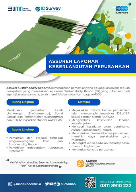 Assurer Laporan Keberlanjutan Perusahaan Sucofindo