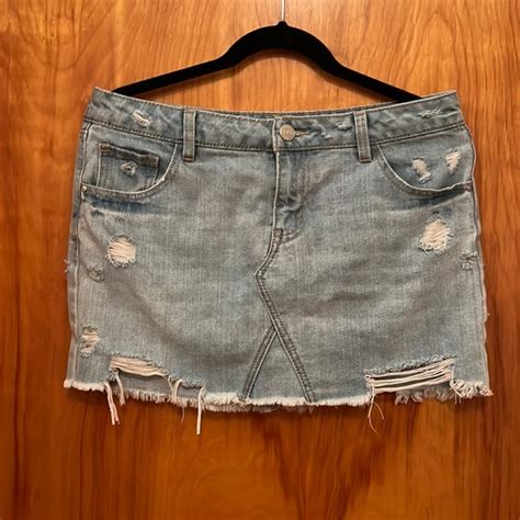 Refuge Skirts Refuge Medium Denim Skirt Poshmark