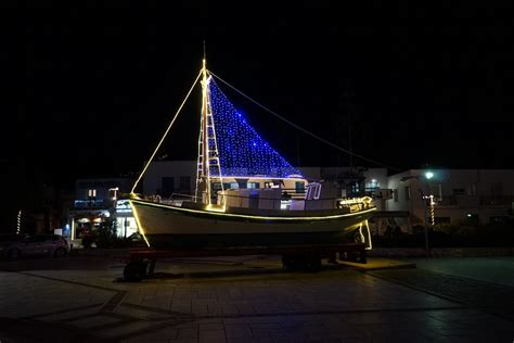 Christmas boat? Why a boat is decorated in Greece – Paros Holiday Rentals