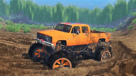 Chevy Truck Mudding Lifted Trucks Off Road Vehicle & Background, Off ...