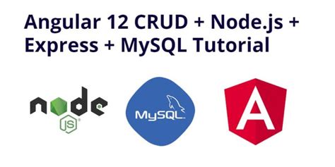 Angular 12 CRUD Node Js Express MySQL Tutorial Tuts Make